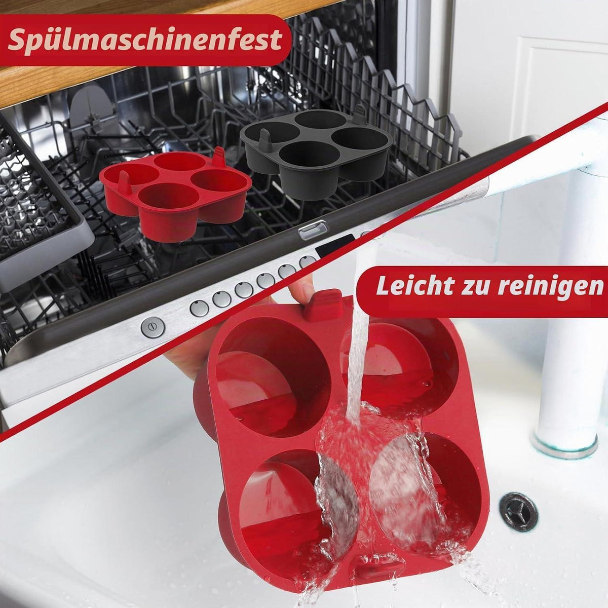 Silikon Muffinform für Airfryer – 2er Set, 8cm tief