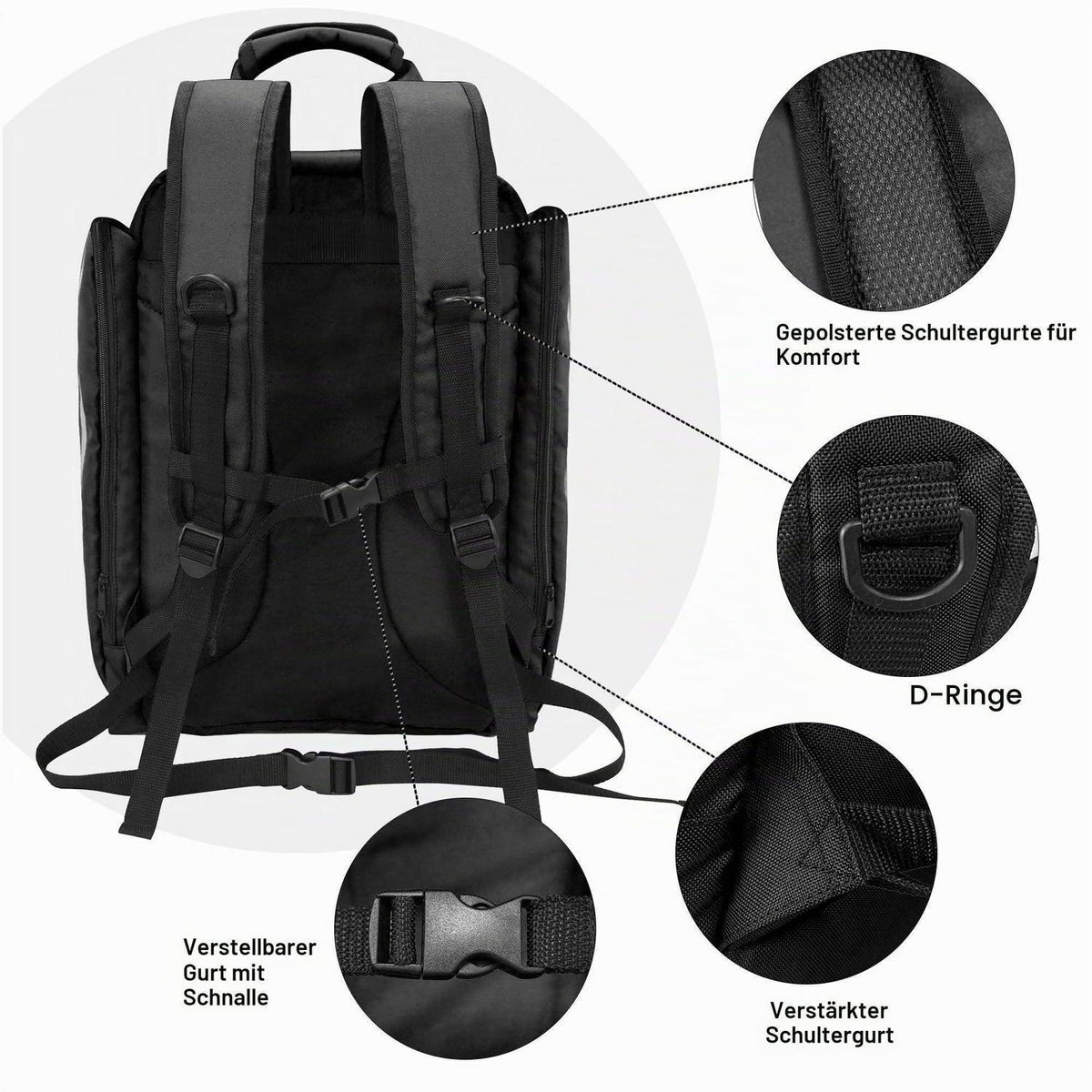 Erste-Hilfe-Rucksack Taktisch Reflektierend – Camping & Outdoor