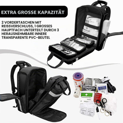 Erste-Hilfe-Rucksack Taktisch Reflektierend – Camping & Outdoor