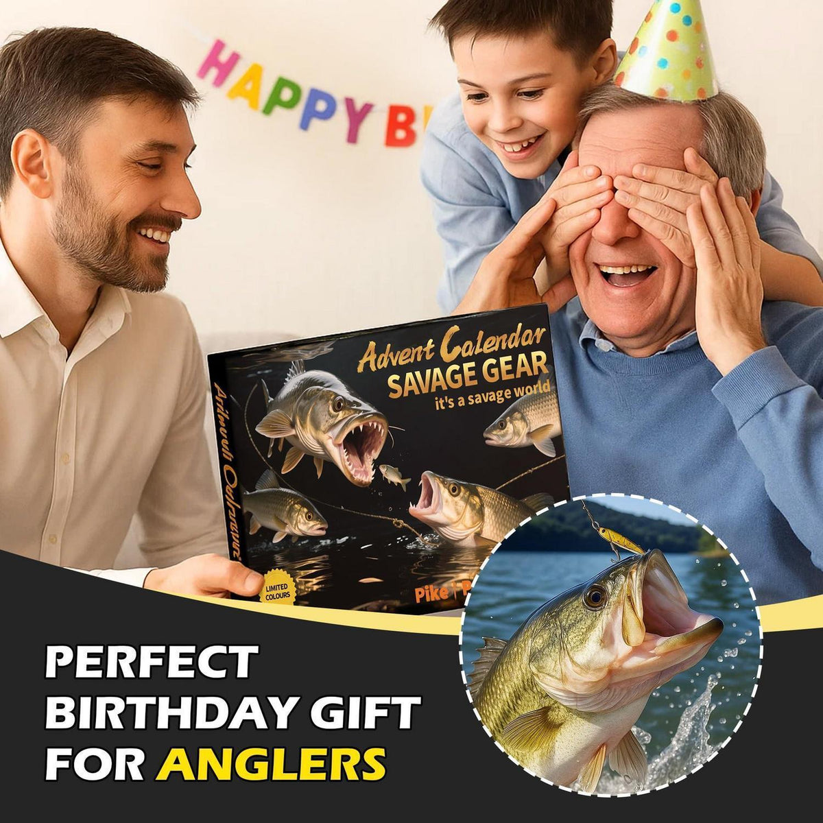 Adventskalender Angeln 2026 – 24 Köder für Fischer & Angler