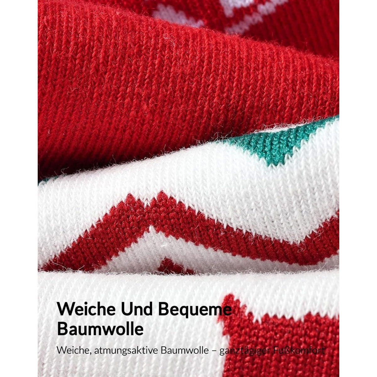 24 Paar Herren Adventskalender Socken 43-46 Mehrfarbig