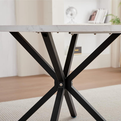 Runder Esstisch Set mit 4 Stühlen – Modernes Esszimmer Möbel