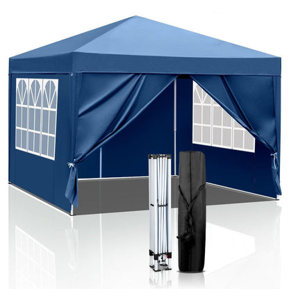 3x3m Faltpavillon mit 4 Seitenteilen – Wasserdicht & UV-Schutz