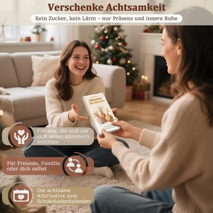 Achtsamkeits-Adventskalender für Frauen mit 24 Affirmationskarten
