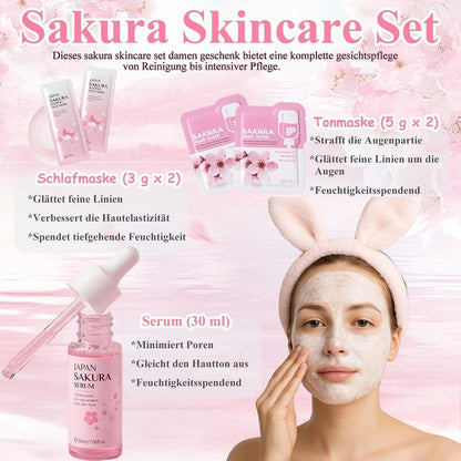 Sakura Skin Care Set – Beauty Geschenk für Mädchen & Frauen