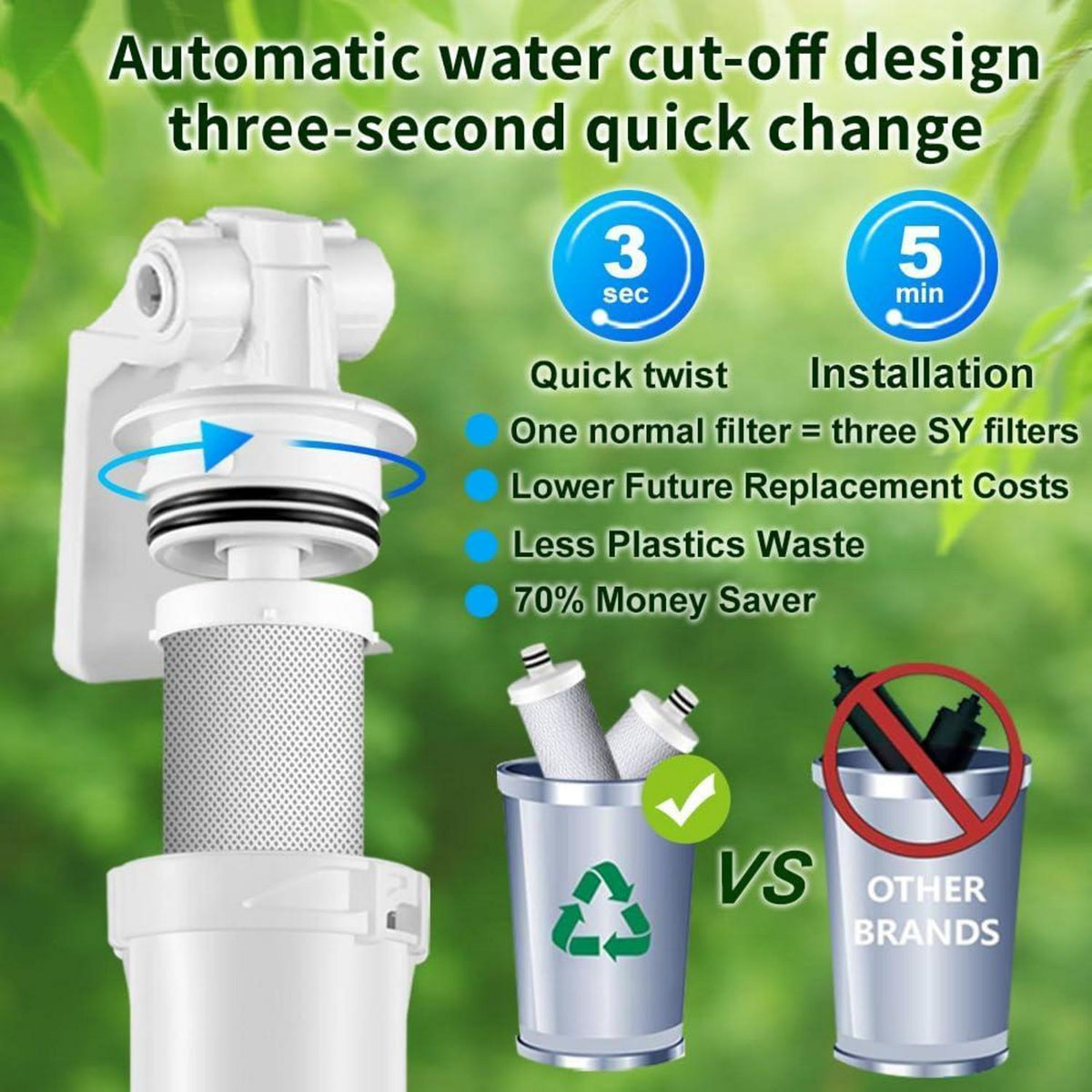 Untertisch Wasserfilter ohne Bohren – Frisches Trinkwasser