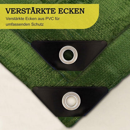 Wasserdichte Abdeckplane 5x6m – Robust & Vielseitig für Garten & Auto