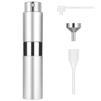 Mini Parfümzerstäuber 8ml Nachfüllbar Silber Reise Zerstäuber