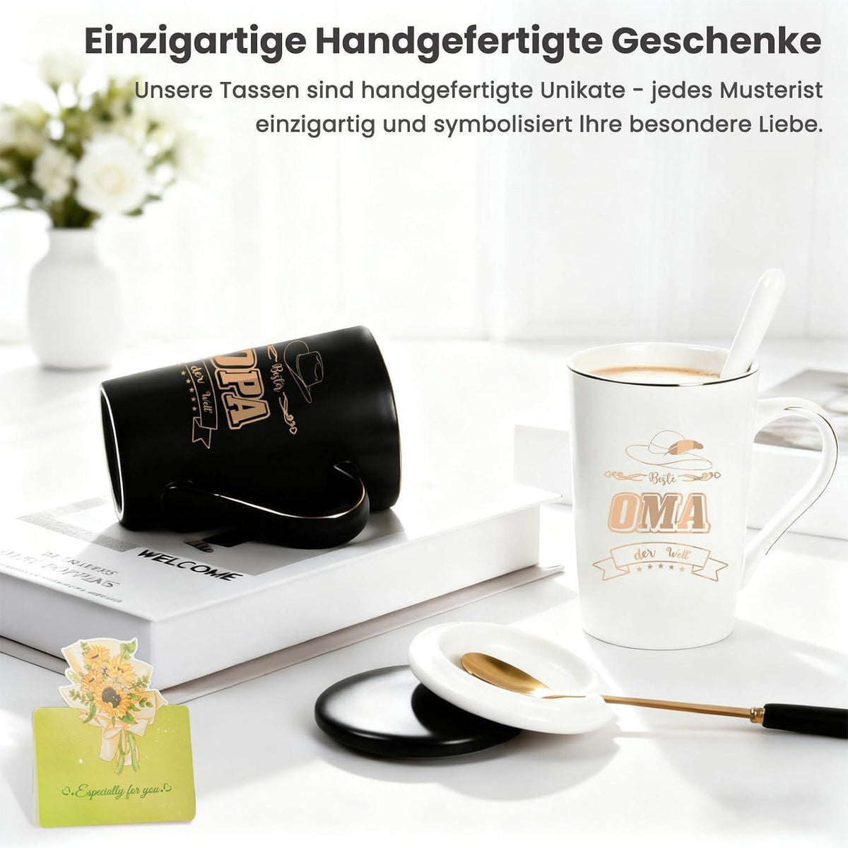 Tassen Geschenkset Oma & Opa – Beste Großeltern der Welt