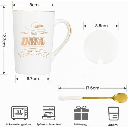 Tassen Geschenkset Oma & Opa – Beste Großeltern der Welt