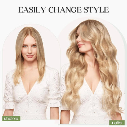 Echthaar Extension Flip In 45cm Goldbraun & Blond