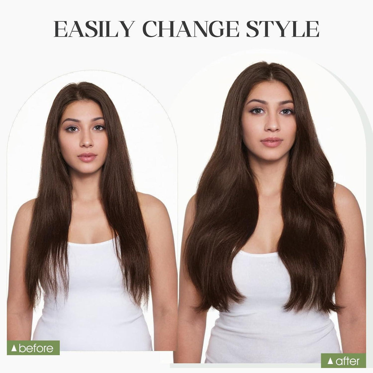 Echthaar Extension Flip-In 40cm Schwarz – Unsichtbare Verlängerung