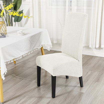 Stuhlbezug Stretch XL, Milchweiß, 4er-Set