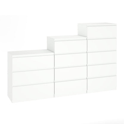 3er Set Kommoden Weiß – Schlafzimmer, Büro & Wohnen
