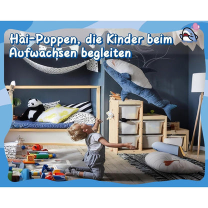 XXL Hai Kuscheltier 100cm - Weiches Plüschtier für Kinderzimmer