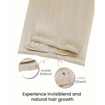 Echthaar Clip-Ins Blond 50cm – Salonqualität #613