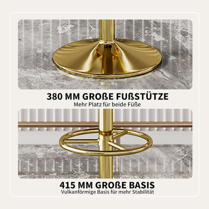 Vigosit Barhocker Set Höhenverstellbar, Drehbar & Gepolstert