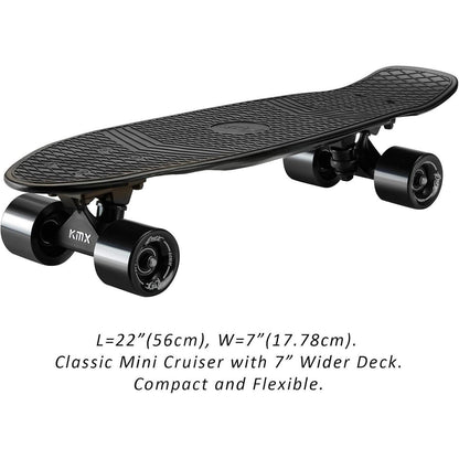 22 Zoll Mini Cruiser Skateboard – Perfekt für Anfänger & Fortgeschrittene
