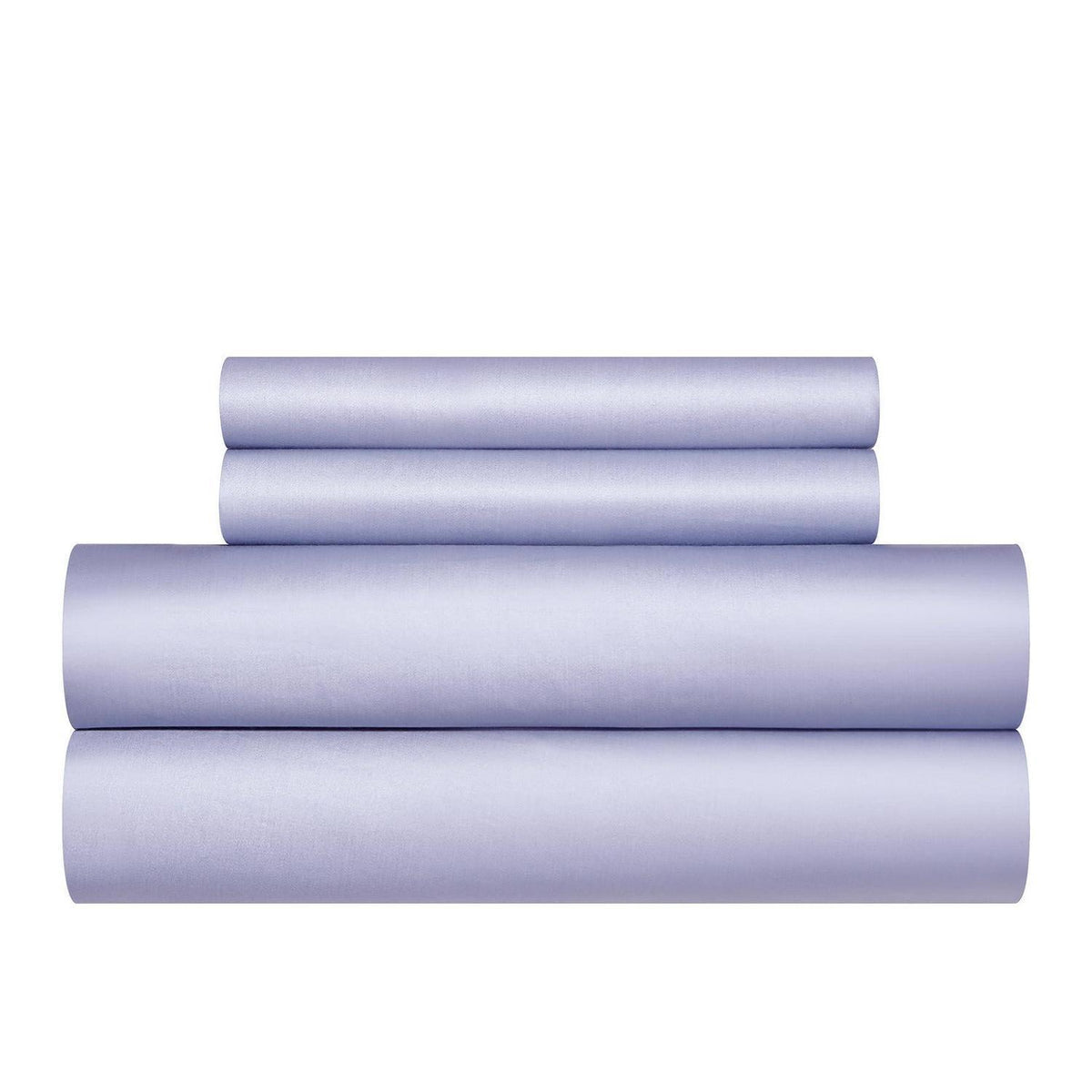 Mako Satin Bettwäsche Lila 220x240 cm - 3-teilig