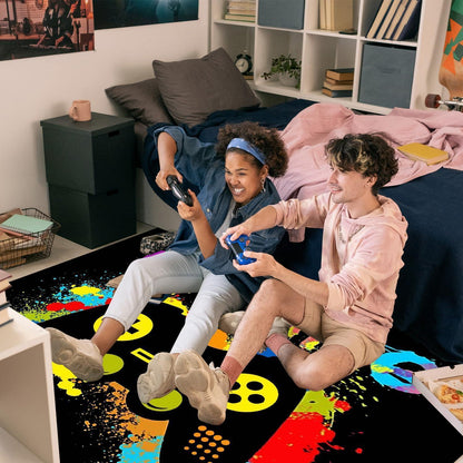 Gaming Teppich 3D Gamepad Design 140x200 cm – Rutschfest & Waschbar