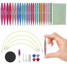 Austauschbares Rundstricknadeln Set – Mini 5cm mit Zubehör