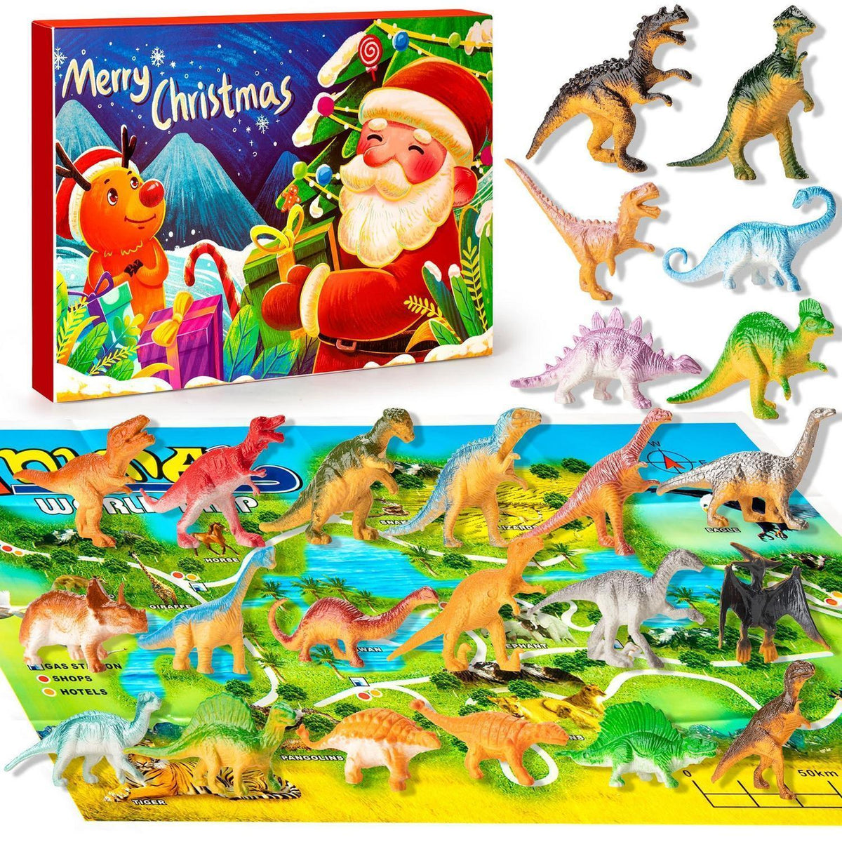 Dinosaurier Adventskalender 2026 für Kinder – 24 Dino-Überraschungen