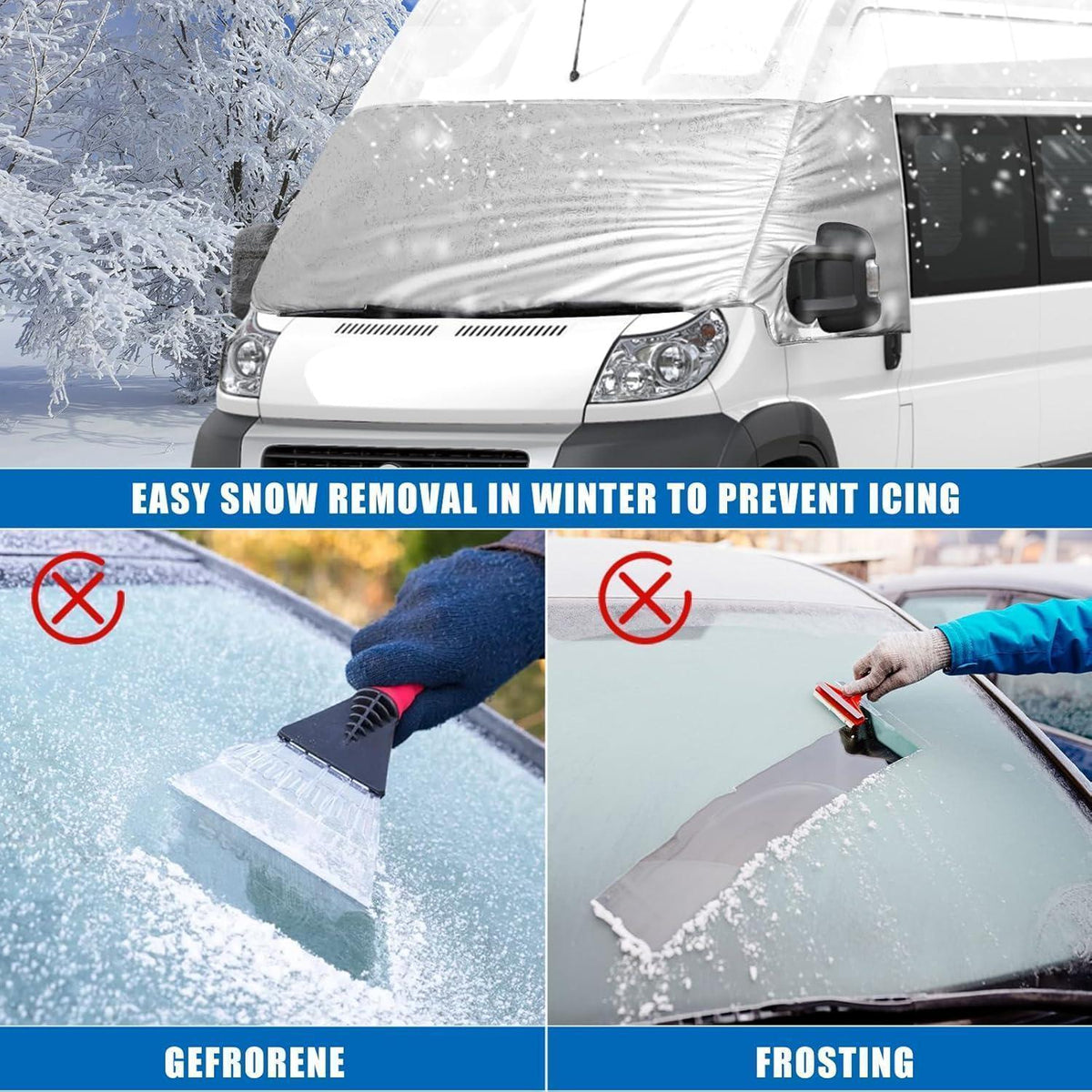 Thermo Frontscheibenabdeckung Fiat Ducato 2006-2024