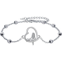 925 Sterling Silber Tier Armband mit Zirkonia, verstellbar