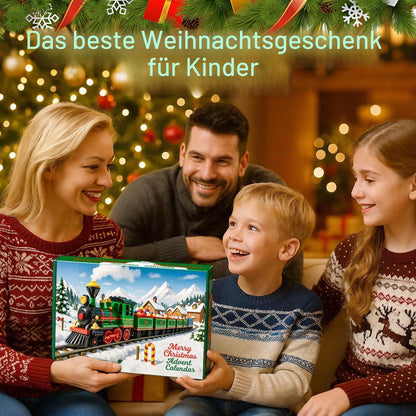 Eisenbahn Adventskalender 2026 – Bauset Zug Weihnachten