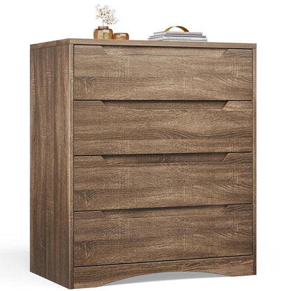 Weißgraue 4-Schubladen-Kommode – Schlafzimmer & Wohnzimmer