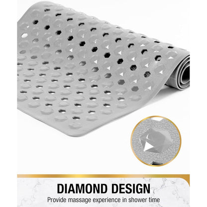 Rutschfeste Badewannenmatte 101x40cm – Schnelltrocknend & Sicher