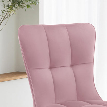 Samt Esszimmerstühle 6er Set – Bequeme Polsterstühle Rosa