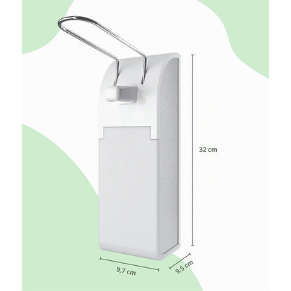 Aluminium Seifenspender Set (2x 1000ml) Wandmontage