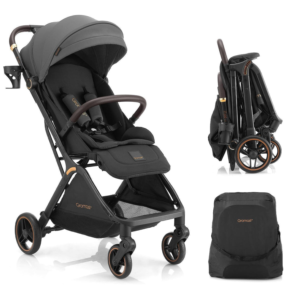 Faltbarer Kinderwagen – Reisebuggy mit Verstelllehne & UV-Schutz