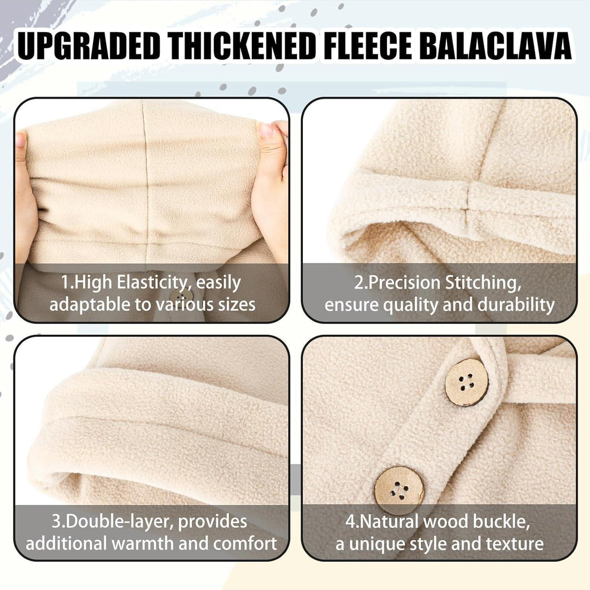 Winter Thermo Kapuzenschal Unisex – Warm & Winddicht für Damen & Herren