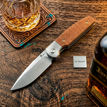 Klappmesser D2 Stahl – Outdoor Messer EDC Bushcraft Survival