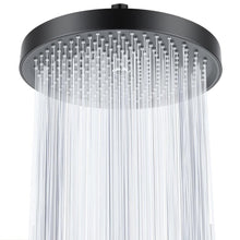 10 Zoll Regendusche mit Anti-Kalk-Düsen Schwarz