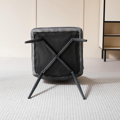 8er-Set Esszimmerstühle Samt Schwarz – Bequeme Moderne