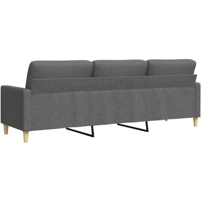 3-Sitzer Sofa mit Schlaffunktion Dunkelgrau 210 cm