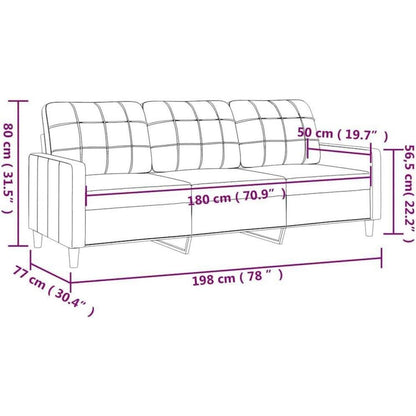 3-Sitzer Bodensofa mit Bettfunktion & Pillow-Support, Creme