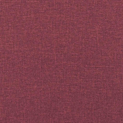 Bodensofa mit Pillow-Support – Weinrot 60x60 cm