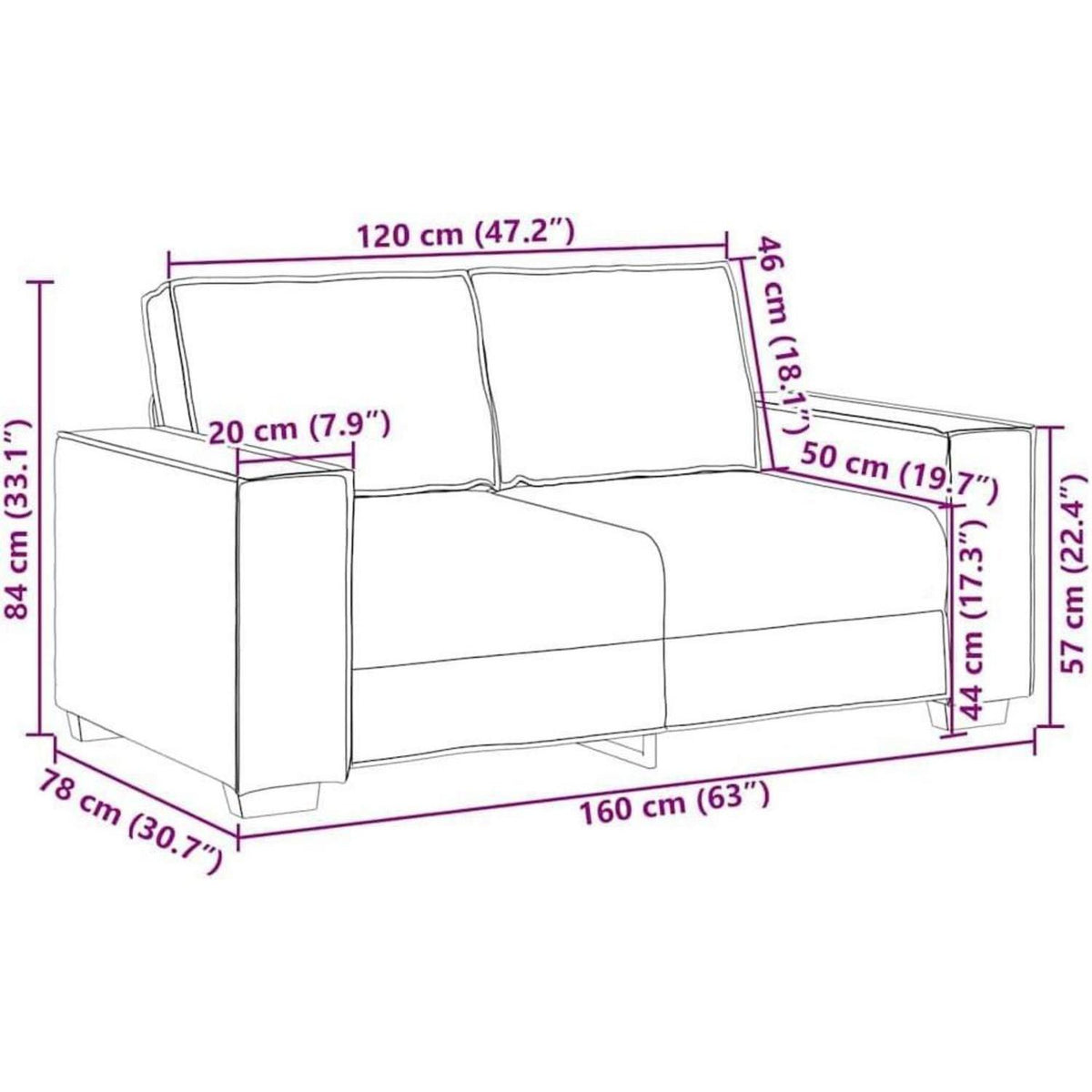 Taupe Stoff Sofa Set: 3-Sitzer, 2-Sitzer & Sessel