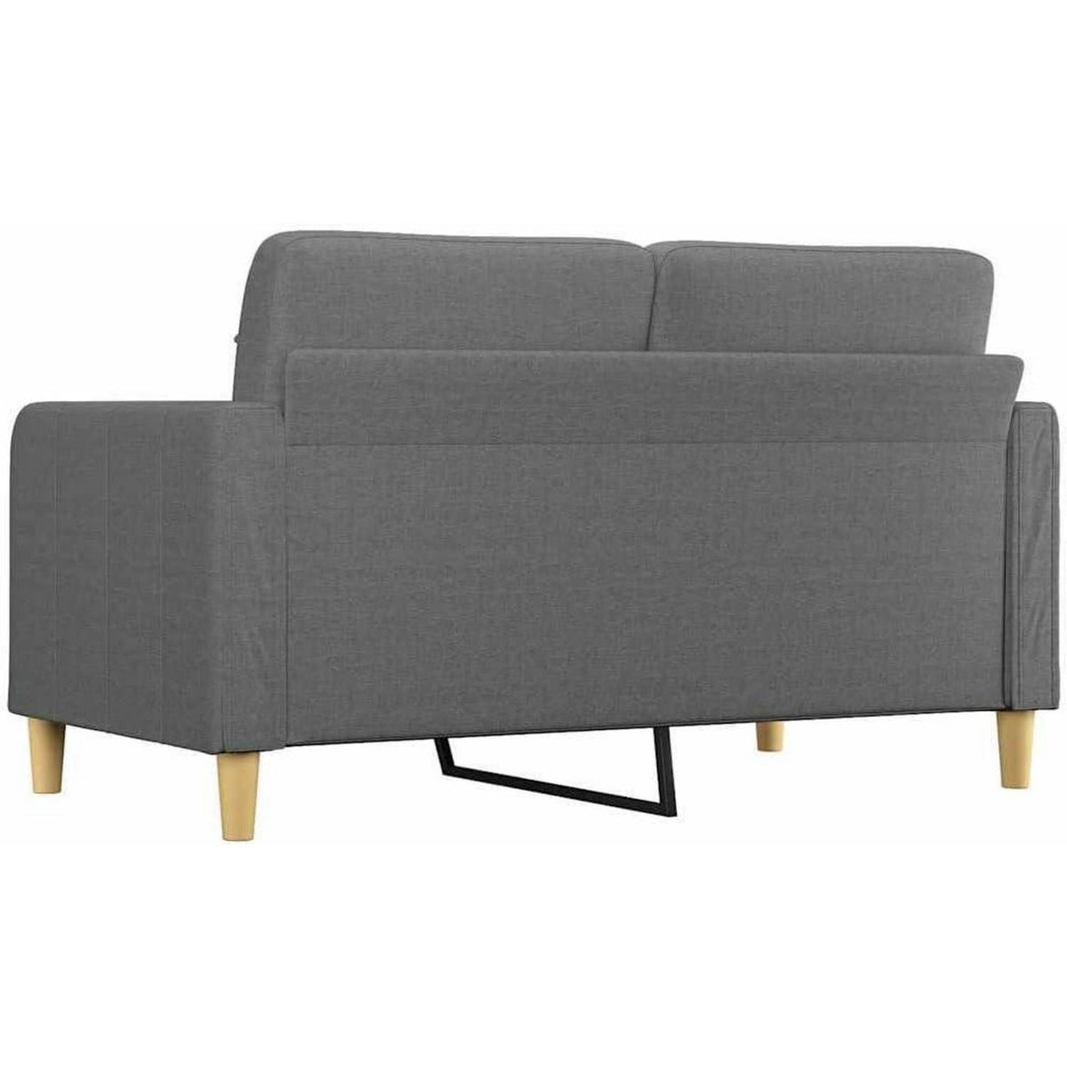 2-Sitzer Sofa Bodensofa mit Bettfunktion – Dunkelgrau 140cm