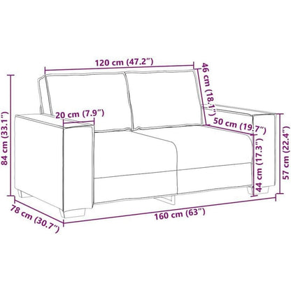 Cremefarbenes Sofa-Set: 3-Sitzer, 2-Sitzer & Sessel