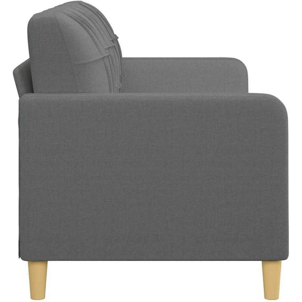 3-Sitzer Sofa Dunkelgrau – Modernes Polstersofa mit Kissen