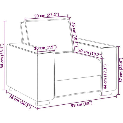 Braunes Sofa-Set: 3-Sitzer, 2-Sitzer & Sessel | Stoff & Komfort