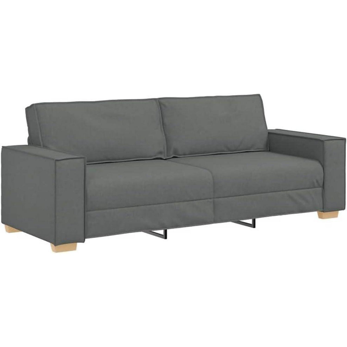 Graues Stoffsofa 2-Sitzer & 3-Sitzer Set – Komfortabel & Robust