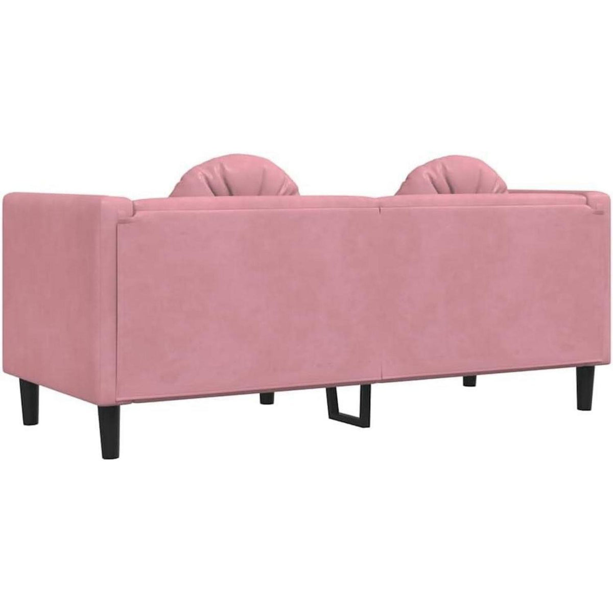 2-Sitzer Samtsofa Rosa – Modernes Polstersofa für Wohnzimmer