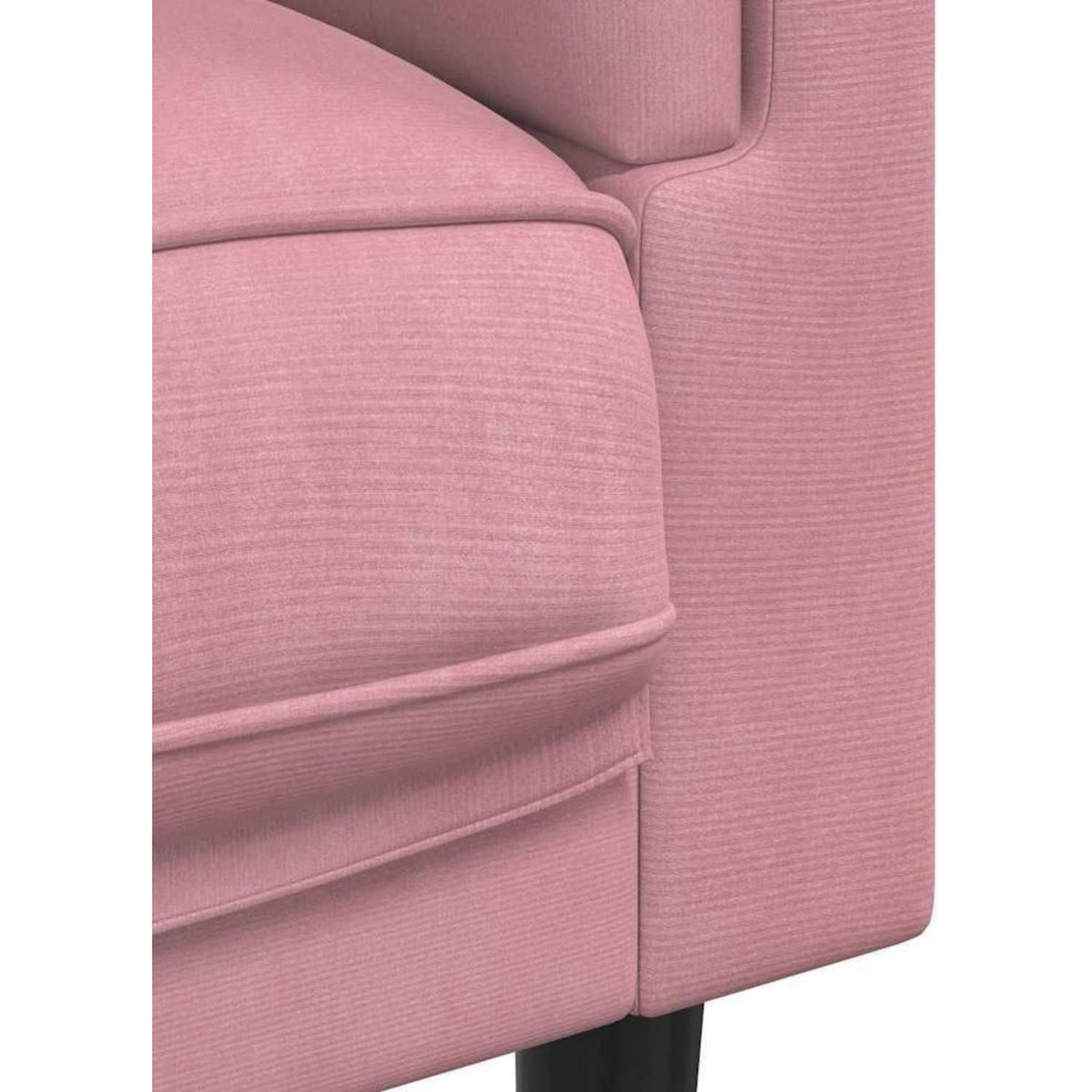 2-Sitzer Samtsofa Rosa – Modernes Polstersofa für Wohnzimmer