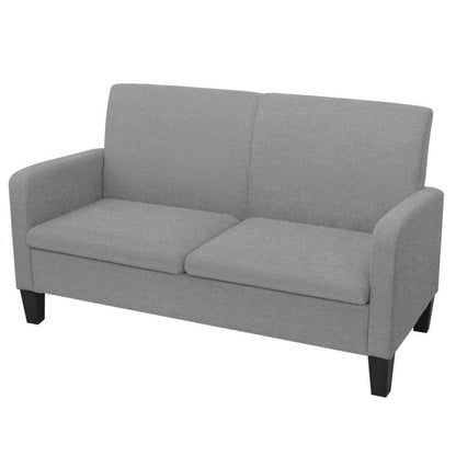 Modernes 2-Sitzer Schlafsofa Hellgrau